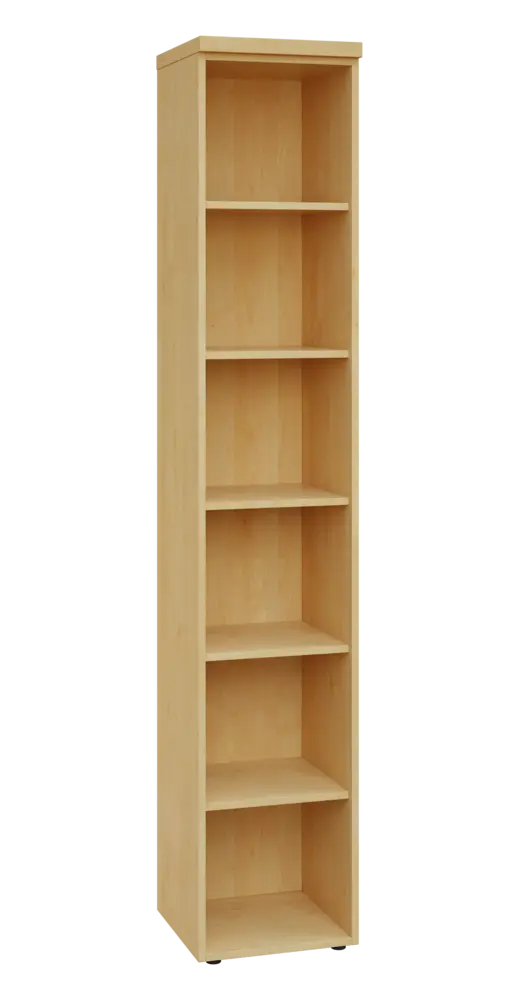 SIN 6 - 4N kancelářská skříň, nika, 2170x400x400, javor horský